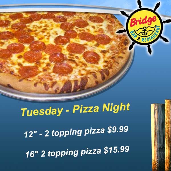 Tuesday Night Specials at the Bridge Bar