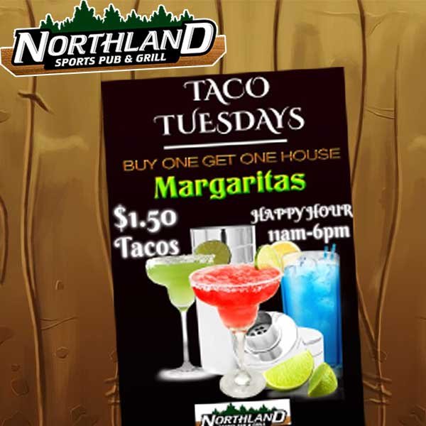Tuesday Specials - Northland Sports Pub & Grill in Appleton WI