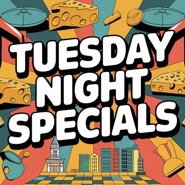 Tuesday Night Specials is Wisconsin Appleton Oshkosh and Green bay