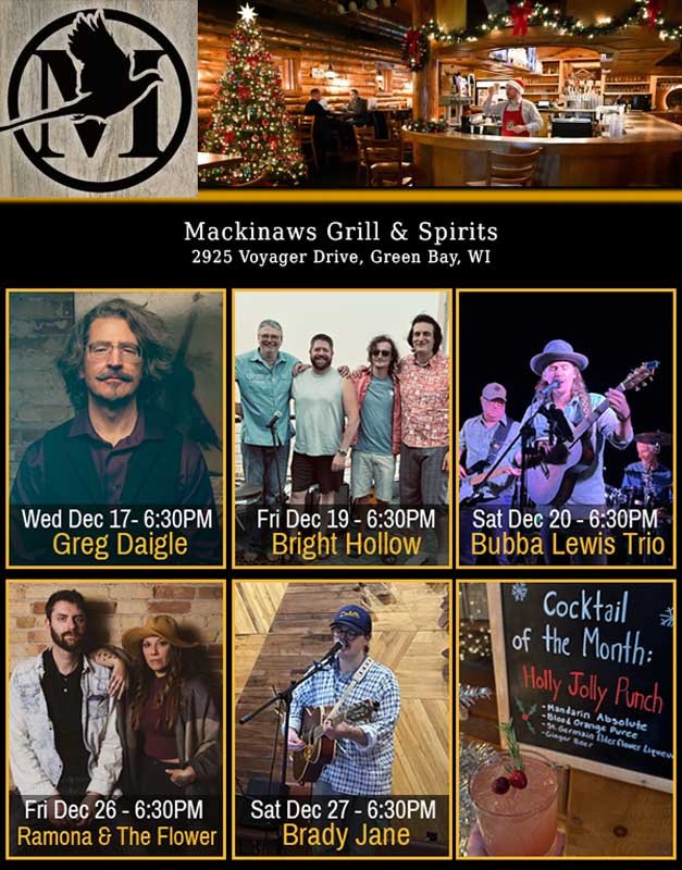 Mackinaws Green Bay: Log Cabin, Prime Rib, Live Music & Fish Fry