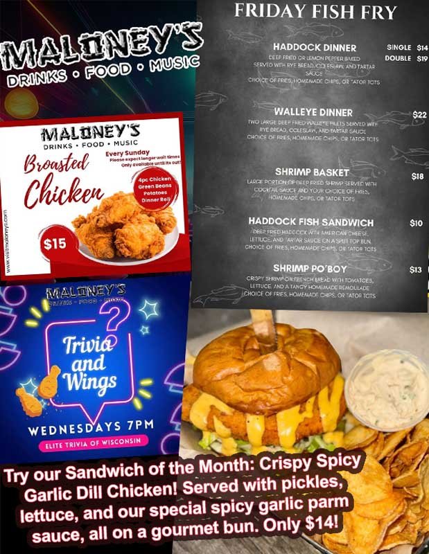 Maloney's More Specials